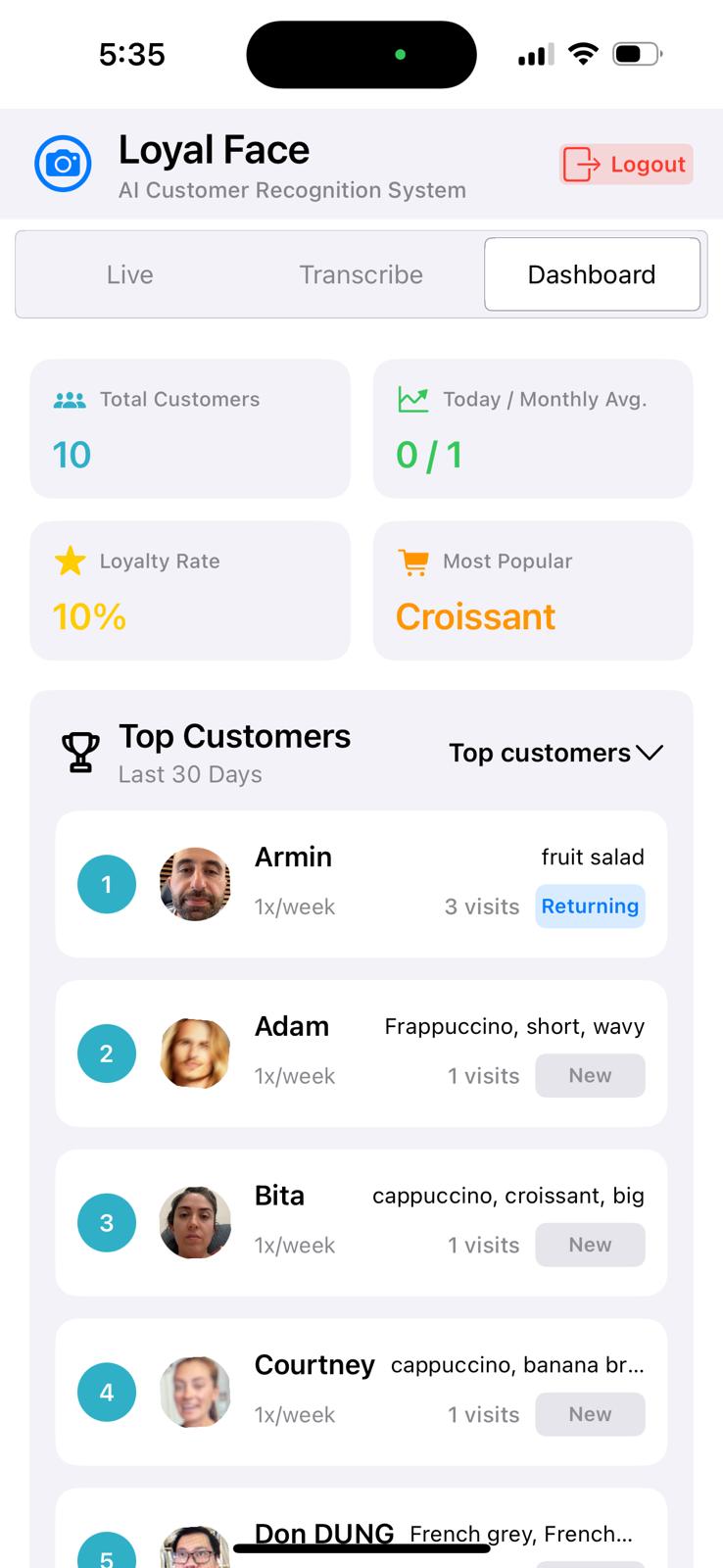Customer Profile Management